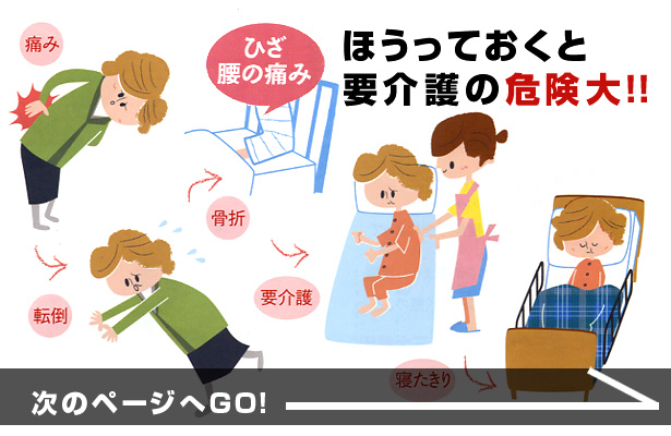 �Ђ��E���̒ɂ݁A�ق����Ă����Ɨv���̊댯��I�I���̃y�[�W��GO�I